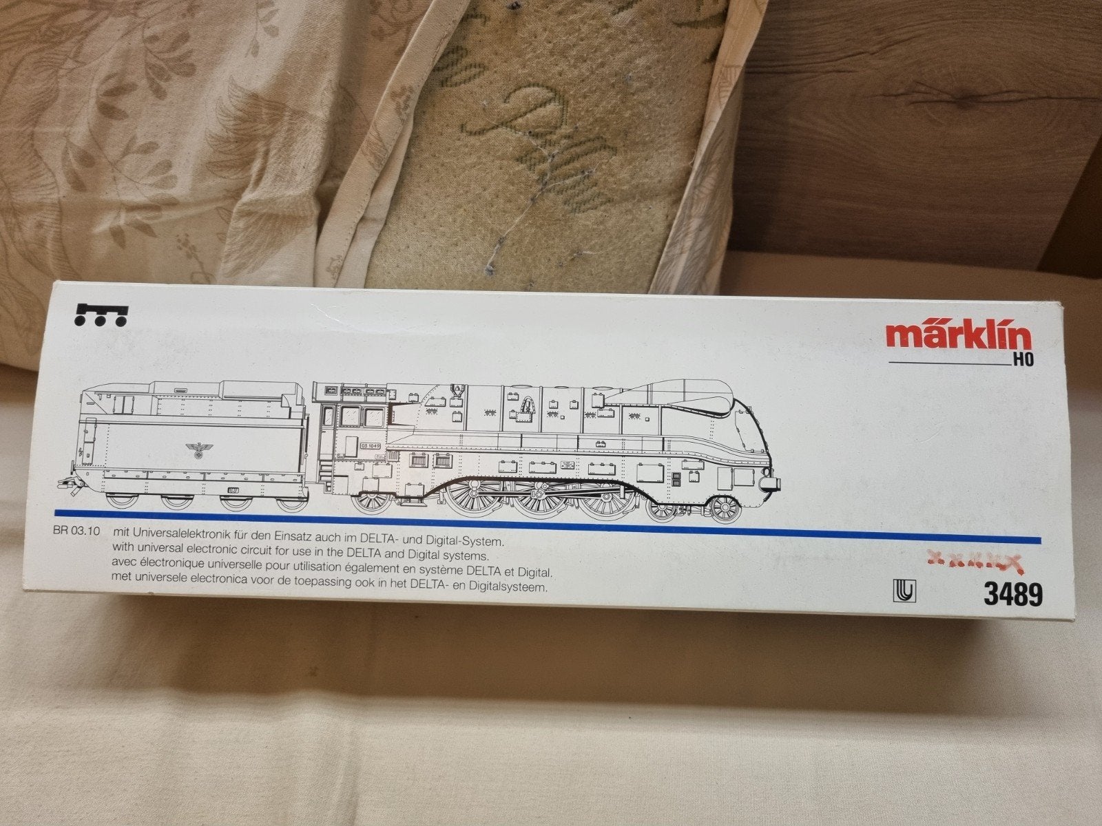 Märklin H0 3489 Stoomlocomotief BR 03.10, Wisselstroom, Gebruikt, Locomotief, Ophalen of Verzenden