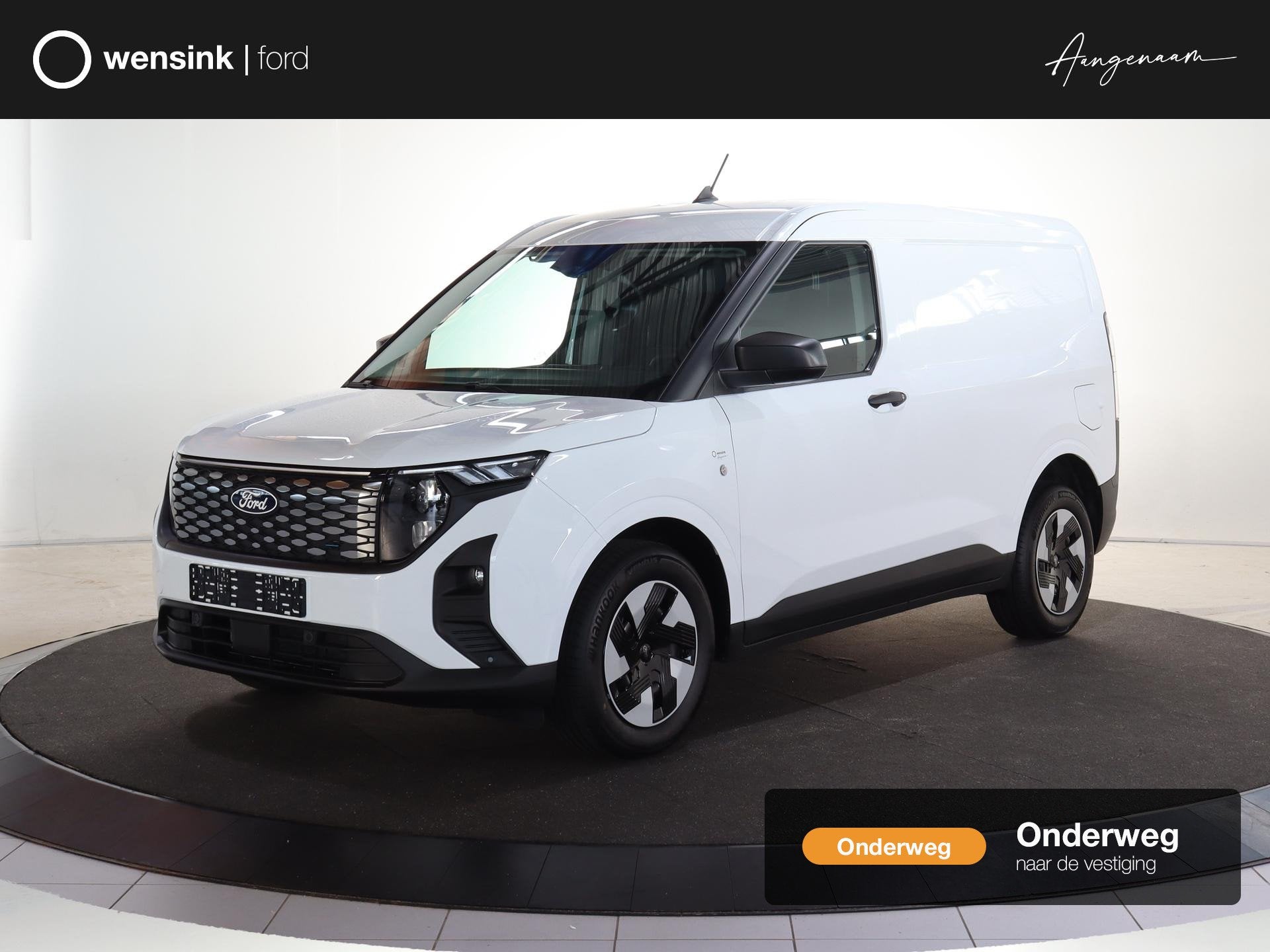 Ford E-Transit Courier Trend 46 kWh PARKEERSENSOREN V+A, CAR, Auto's, Wit, 1524 kg, Nieuw, Ford