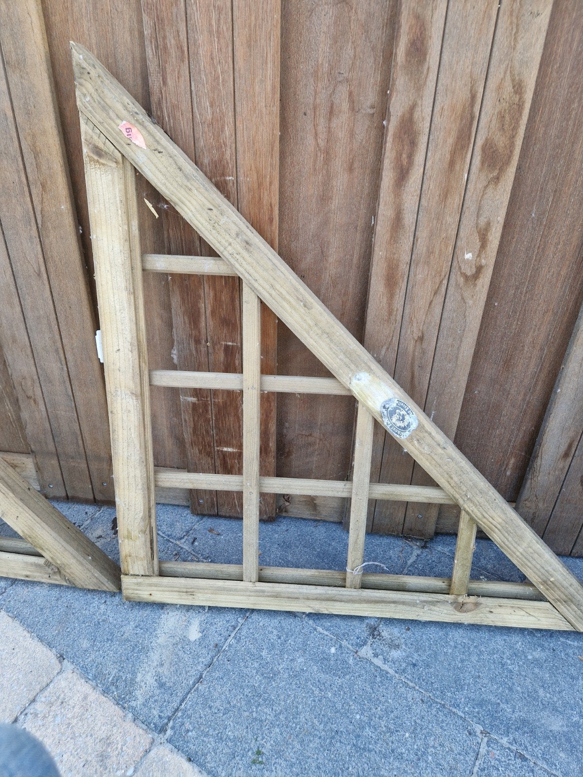 Trellis drie hoek, Ophalen, Hout, Minder dan 3 meter
