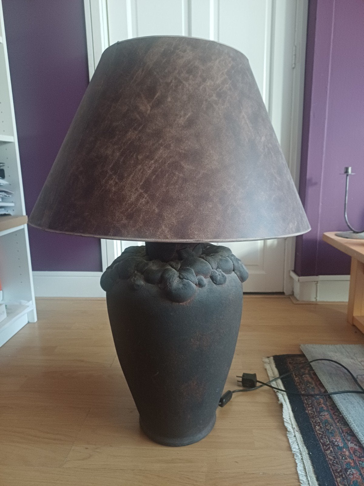 Luxe lamp tafellamp rustiek Nuance, Ophalen, Gebruikt, Landelijk