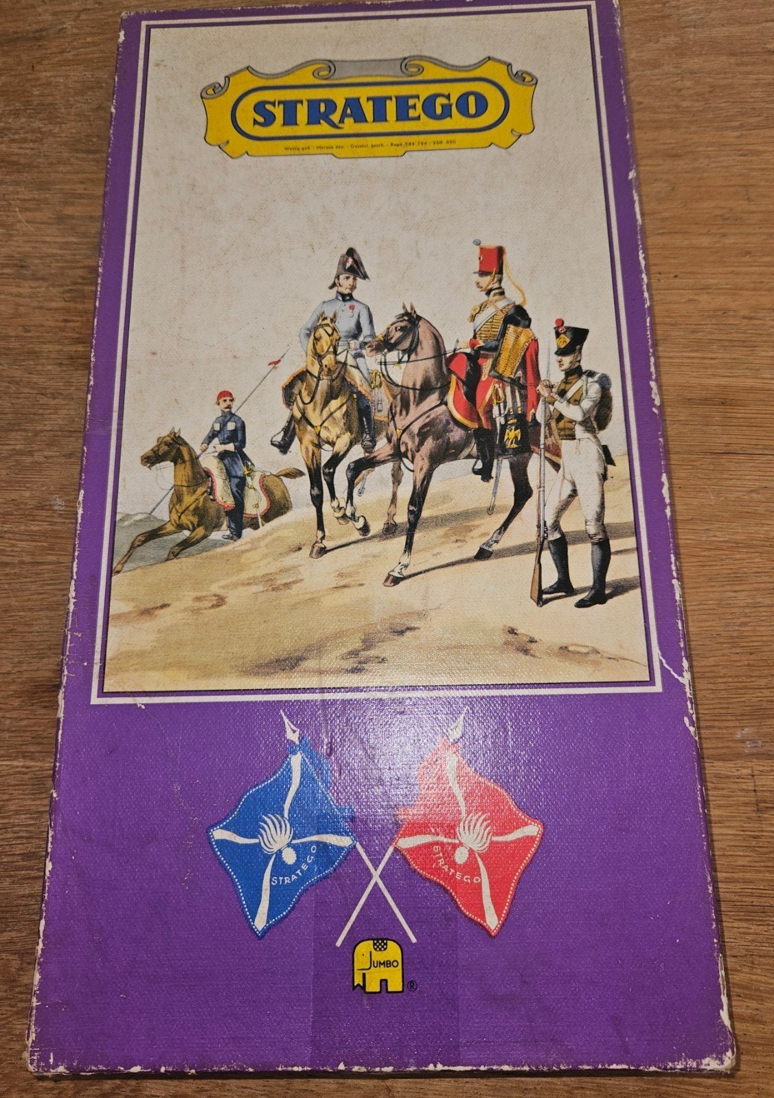 Vintage Stratego Bordspel - Jumbo, Een of twee spelers, Ophalen of Verzenden, Gebruikt, Jumbo