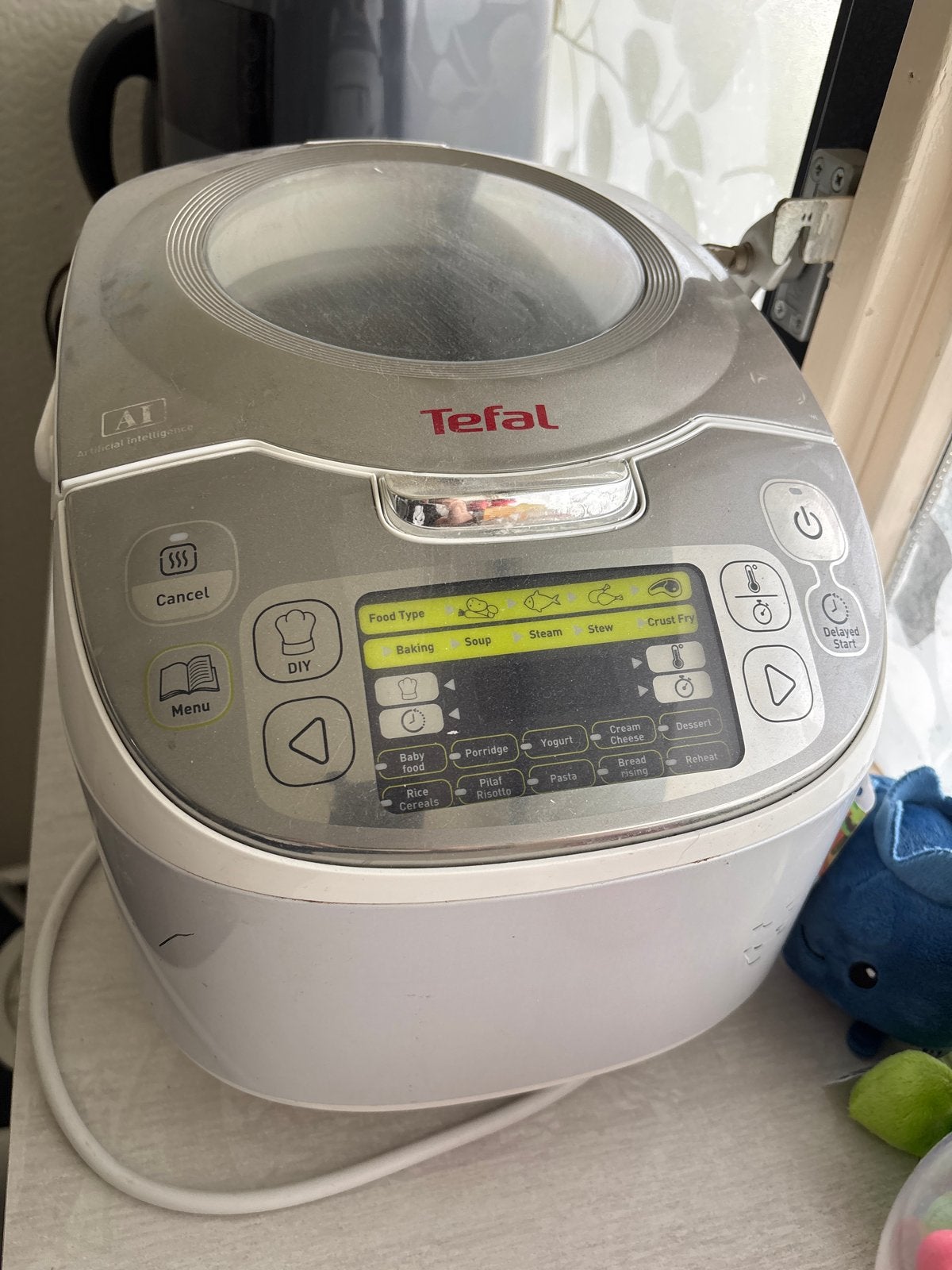 Tefal Multicooker Serie R23 - Veelzijdig en Gebruikt, Kunststof, Ophalen of Verzenden, Grijs, Overige merken