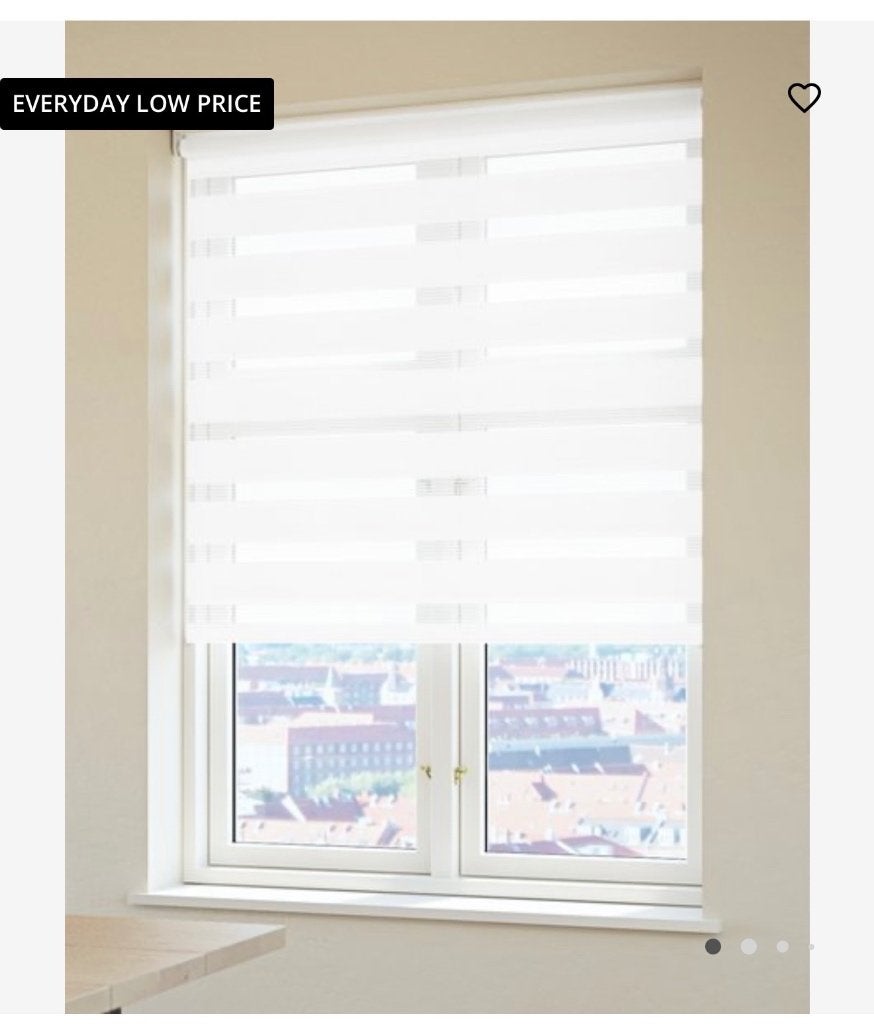 Duo rolgordijn wit jysk 140x180, Ophalen of Verzenden, Nieuw