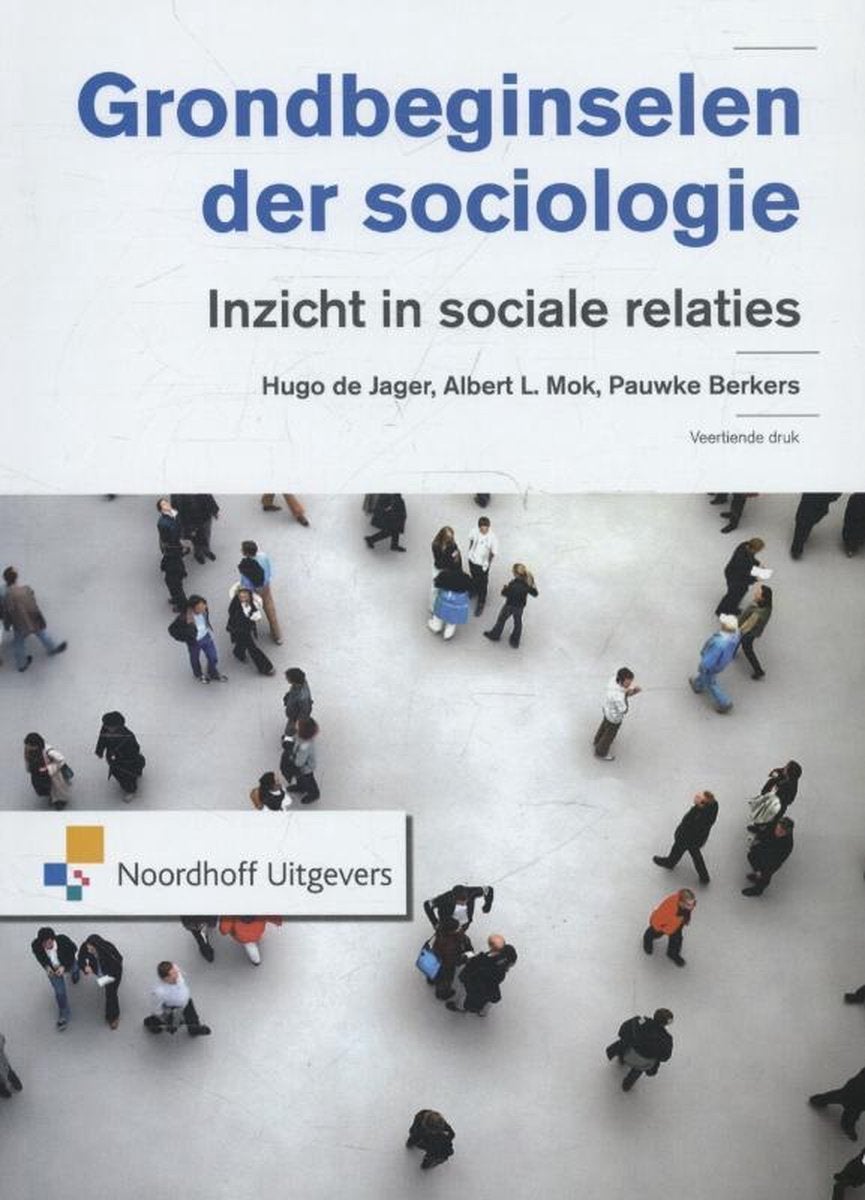 Grondbeginselen der sociologie - Inzicht in sociale relaties, Ophalen of Verzenden, Gamma, Zo goed als nieuw, HBO