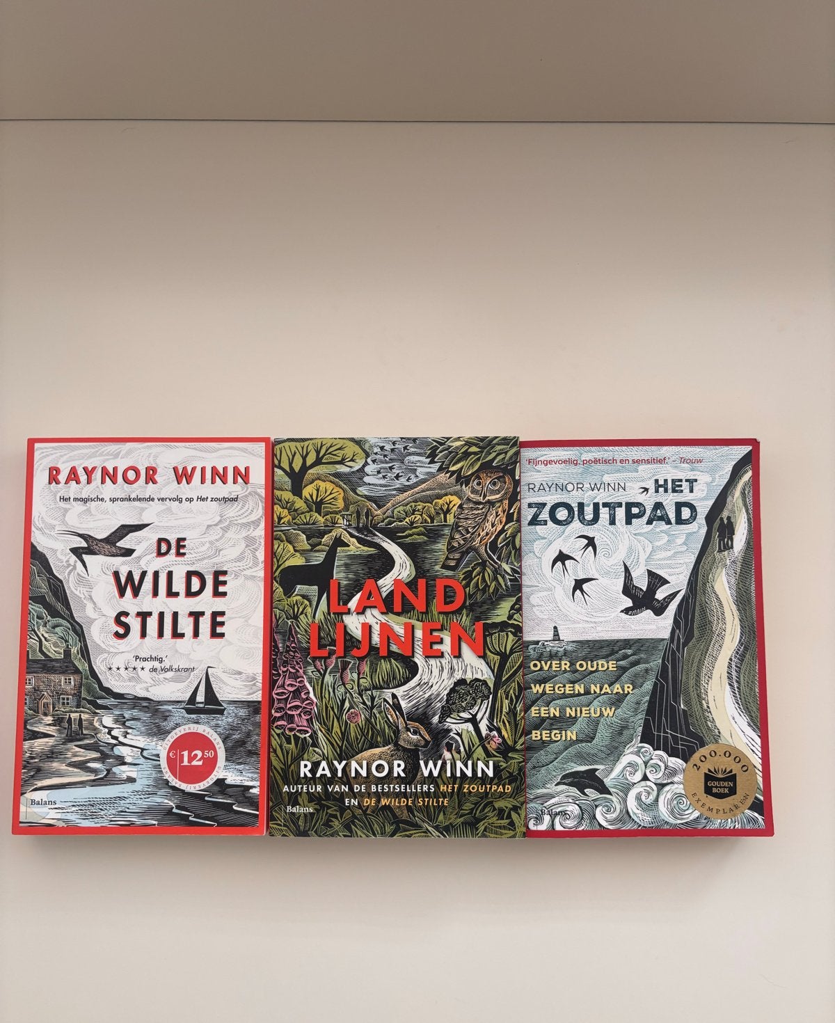 Raynor Winn Boeken: Het Zoutpad, De Wilde Stilte, Landlijnen, Ophalen of Verzenden, Nieuw, Nederland