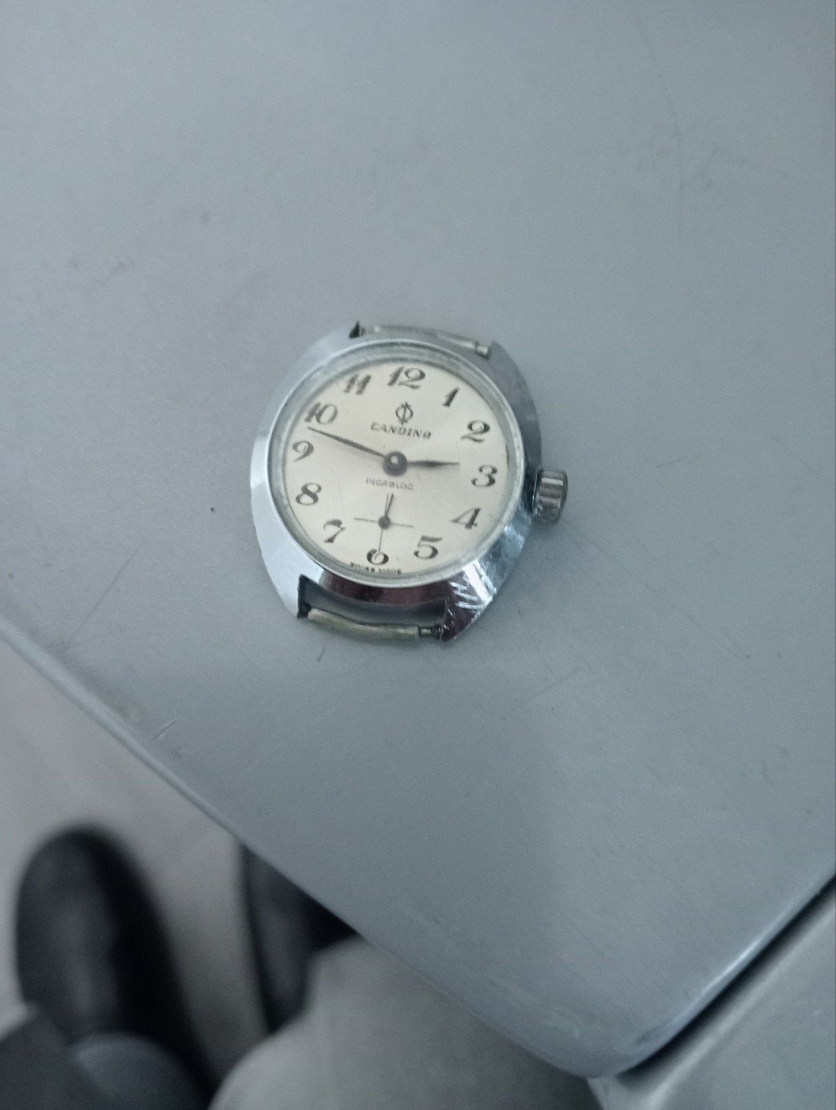 Candino horloge - Vintage polshorloge, Overige merken, Gebruikt, Staal, Polshorloge