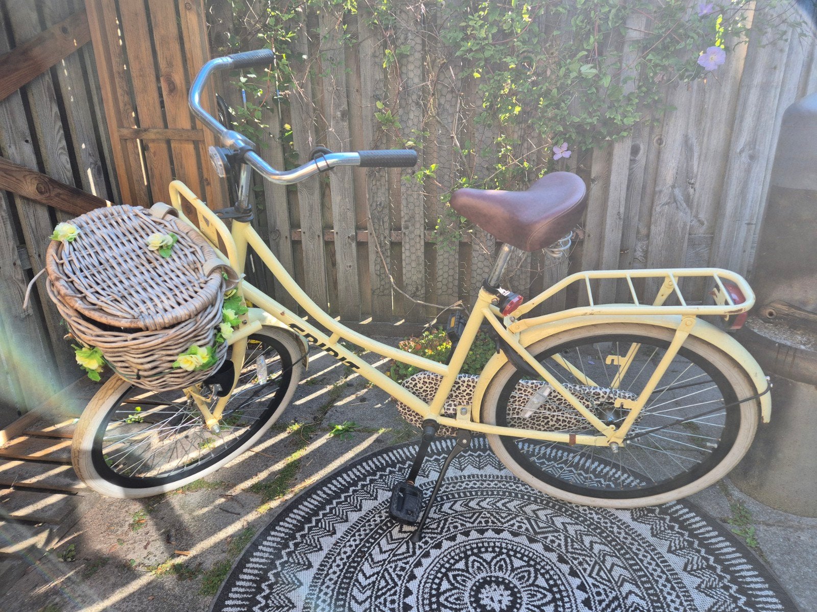 Damesfiets met mand en lage instap, Fietsen en Brommers, Terugtraprem, 50 tot 53 cm, Ophalen, Overige merken