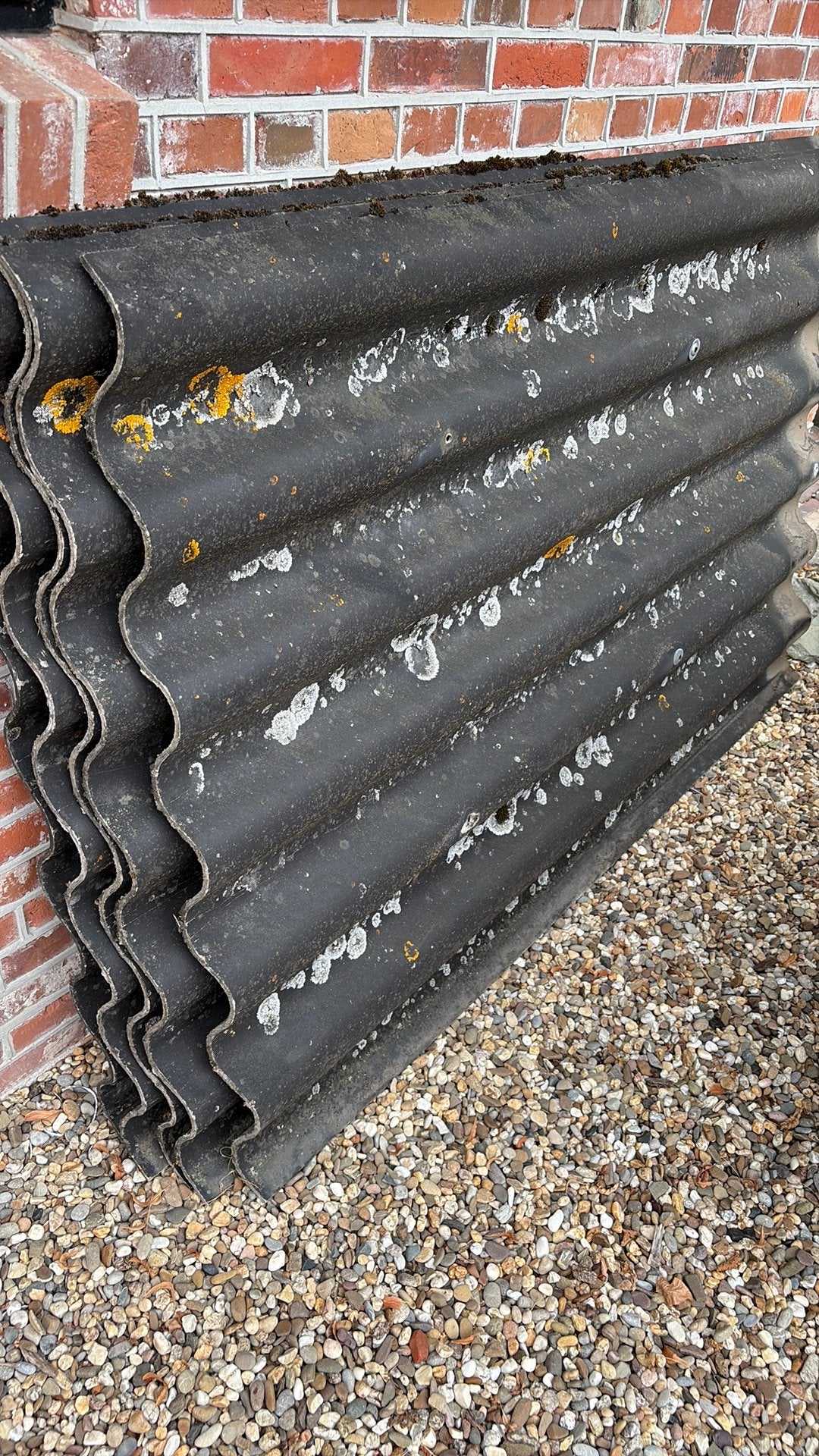 Komo dakplaten (zonder asbest) met schroeven, Overige materialen, Gebruikt, 15 m² of meer, Grijs