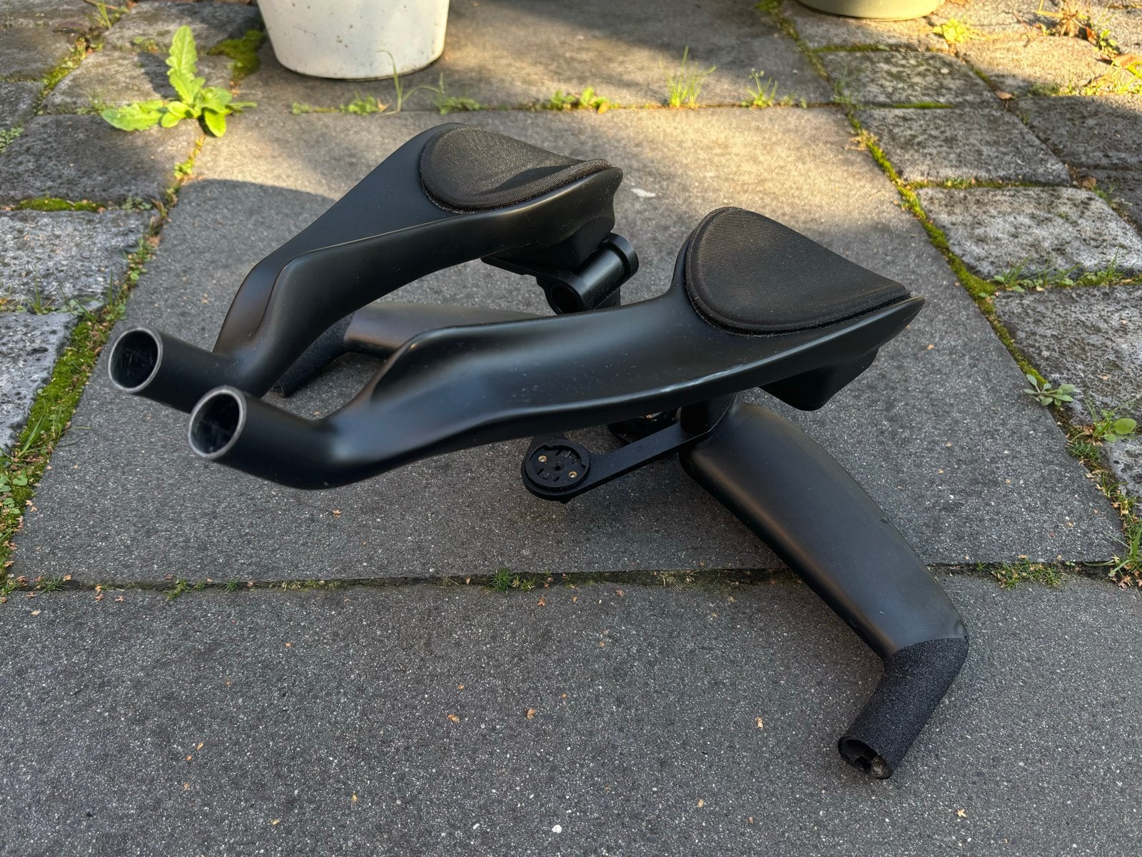TT cockpit/stuur 400mmx361mm met stem 100mm, Fietsen en Brommers, Stuur, Ophalen of Verzenden, Zo goed als nieuw, Tijdrit-/triatlonfiets