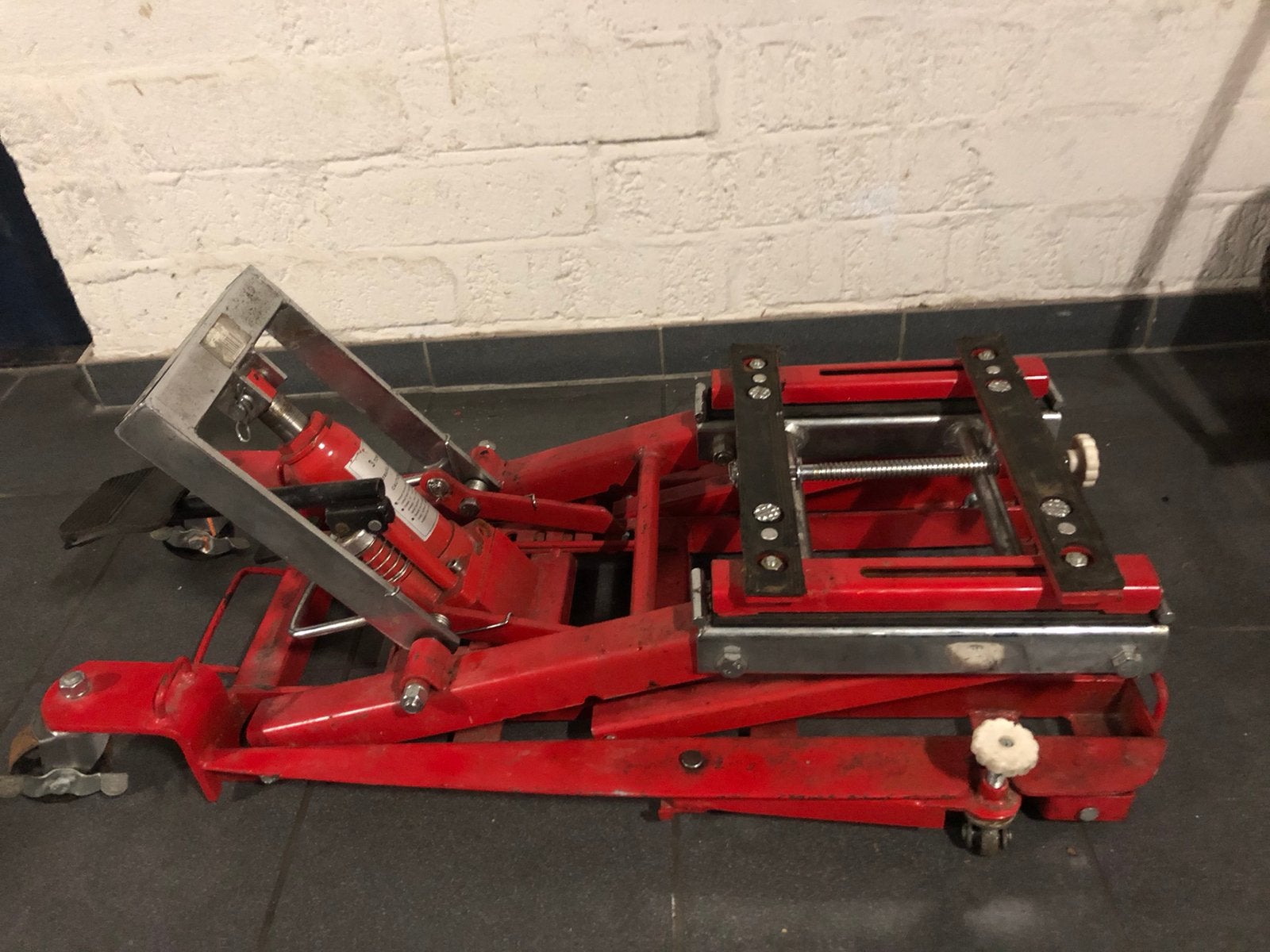 Professionele garage krik moter /auto hydraulische 3 Jack, Ophalen, Zo goed als nieuw, Hydraulisch, Garagekrik