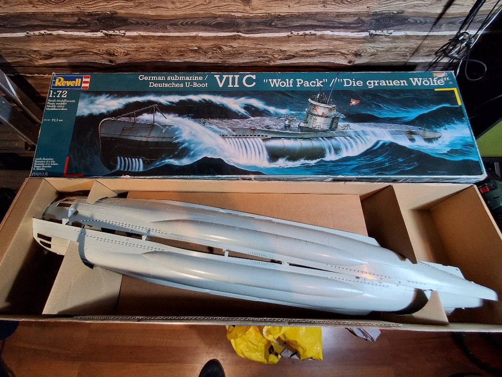 Revell U-Boot VII C, Hobby en Vrije tijd, Modelbouw | Boten en Schepen, Ophalen of Verzenden, Nieuw, 1:50 tot 1:200, Revell
