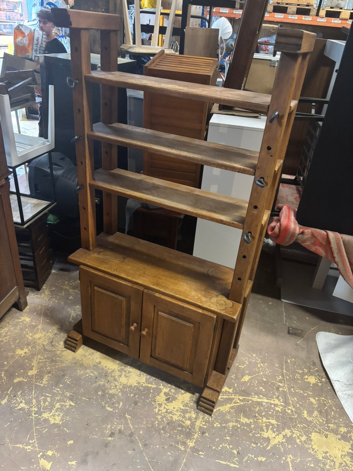 Antieke wandkast - 45x100x180H, Ophalen of Verzenden