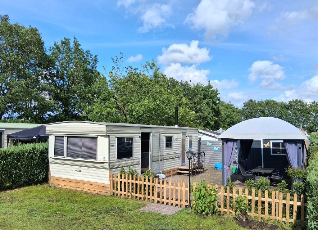 Last minute luxe stacaravan 4 personen Schoonloo Drenthe, Caravans en Kamperen, Verhuur