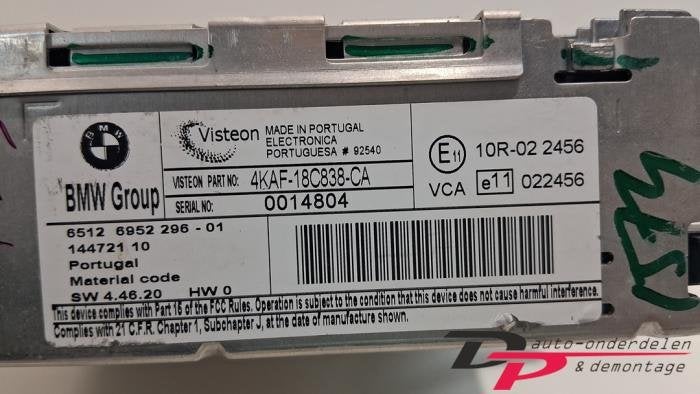 Radio CD Speler van een BMW 1-Serie, Gebruikt, -, -, Ophalen of Verzenden
