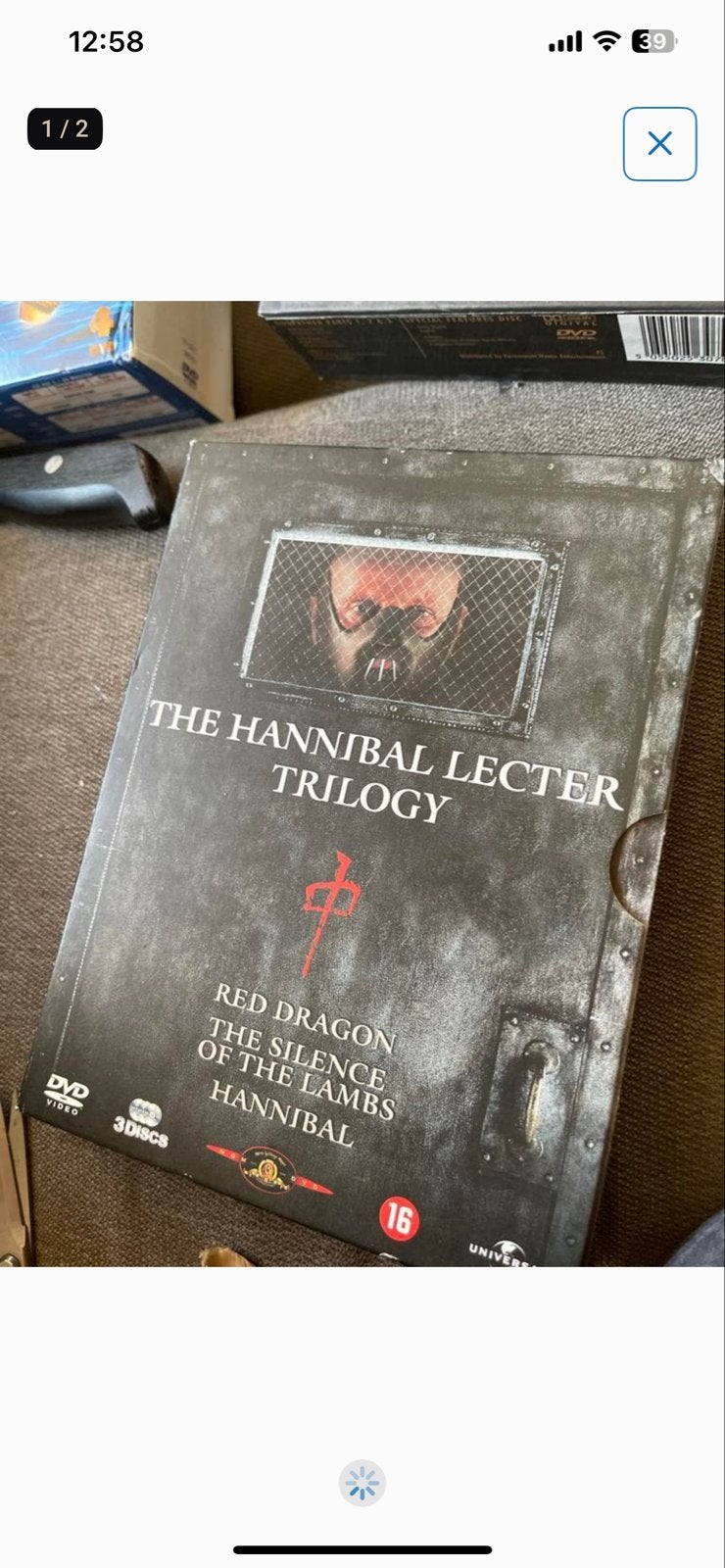 The Hannibal Lecter Trilogy DVD Boxset - 3 Discs, Psychologische thriller, Vanaf 16 jaar, Nederlands, Ophalen of Verzenden