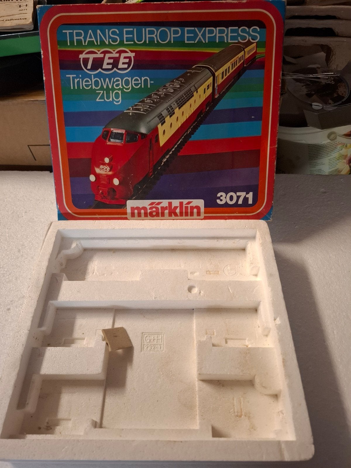 3071 lege tee treinstel doos marklin, Wisselstroom, Gebruikt, Locomotief, Analoog