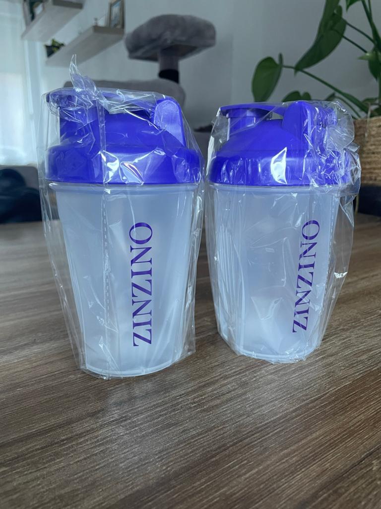 2x Zinzino Shakefles - BPA-vrij, lekvrij, 500ml, Witgoed en Apparatuur, Ophalen of Verzenden, Nieuw
