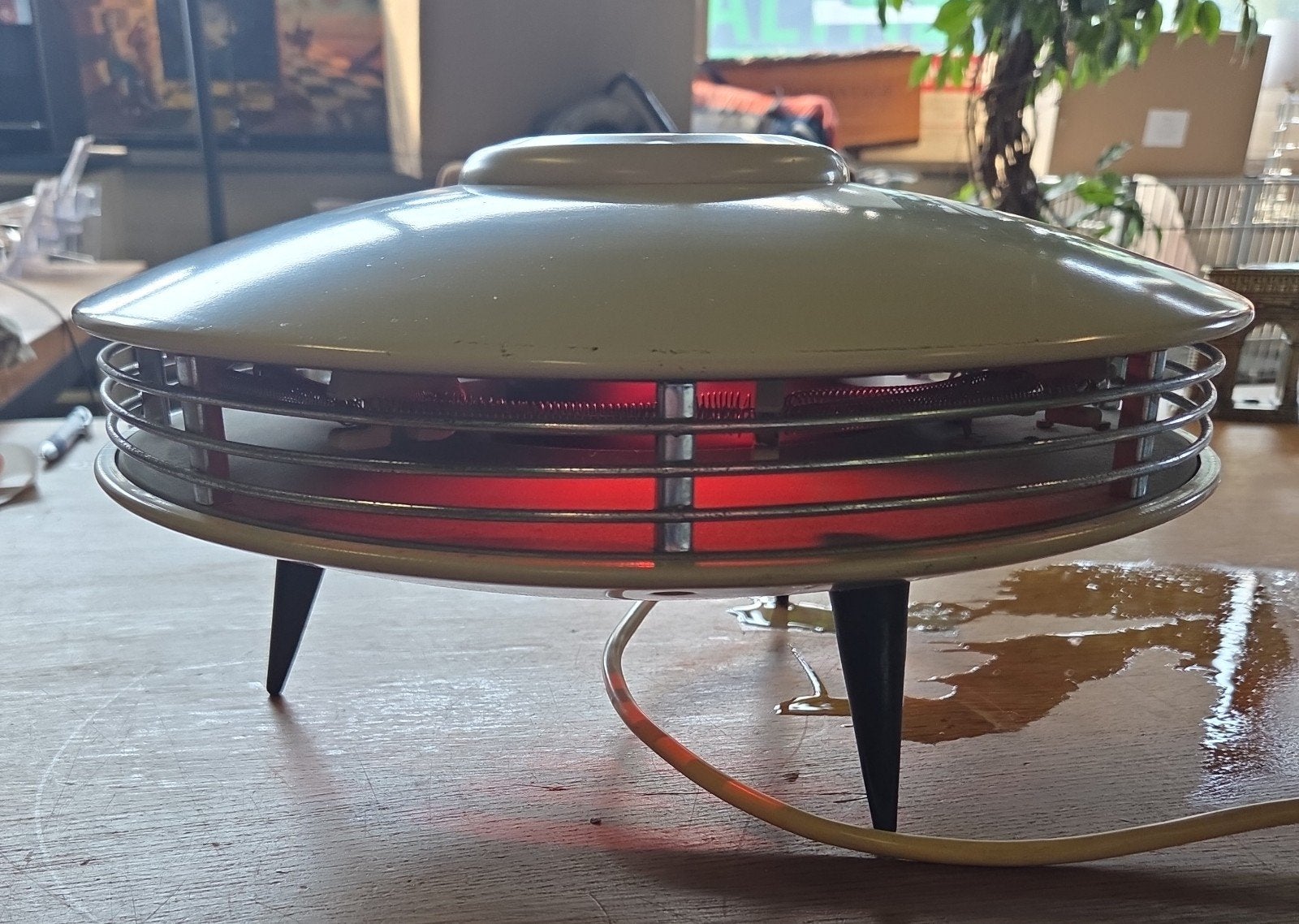 vintage Itho UFO straalkachel, Ophalen, Gebruikt, Elektrisch, X