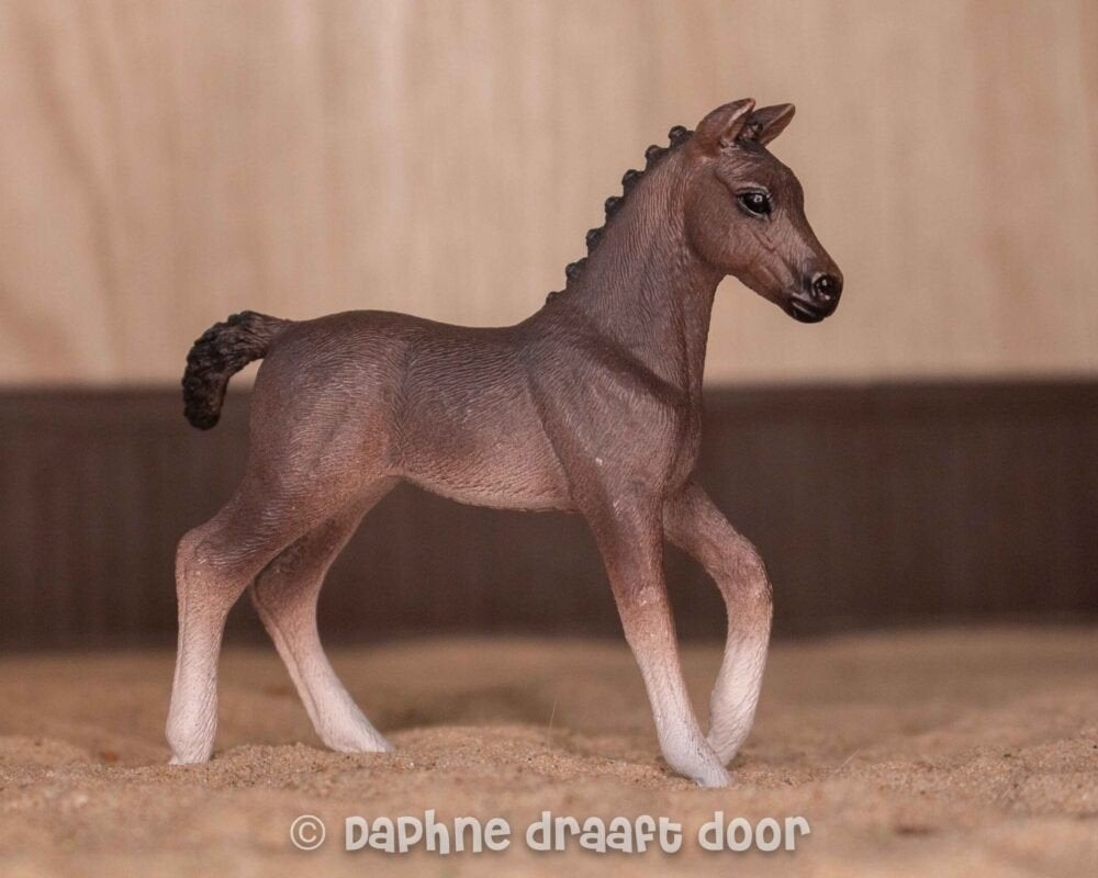 Schleich Hannoveraner veulen uit set 42370, dierfiguur, Verzenden, Gebruikt, Paard, Beeldje of Figuurtje
