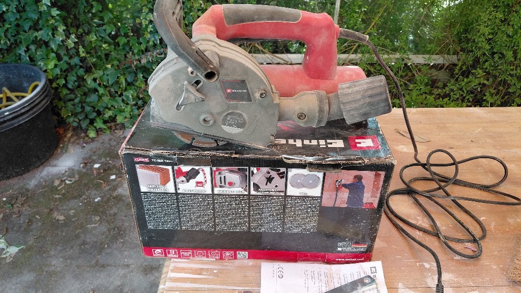 muurfrees / sleuvenfrees Einhell TC-MA 1300, Ophalen of Verzenden, Gebruikt