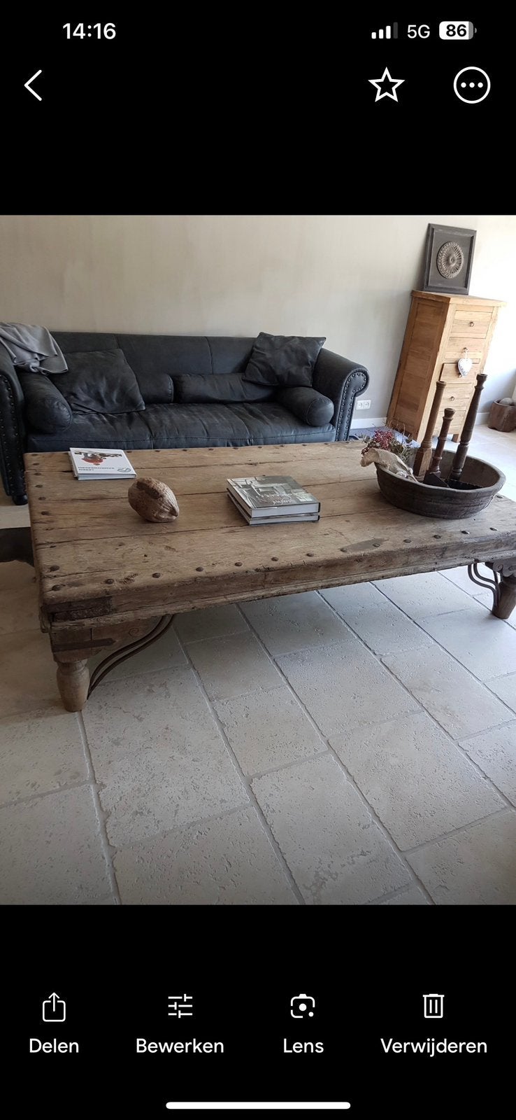 Te koop salontafel, Huis en Inrichting, Ophalen, Gebruikt, 100 tot 150 cm, 150 tot 200 cm
