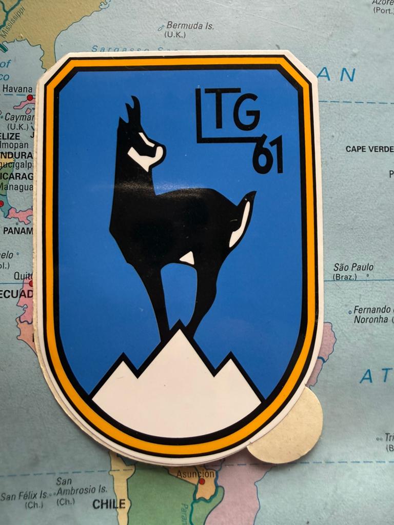 Duitse Luchtmacht 1 Staffel LTG 61- sticker, Ophalen of Verzenden, Luchtmacht, Duitsland, Overige typen