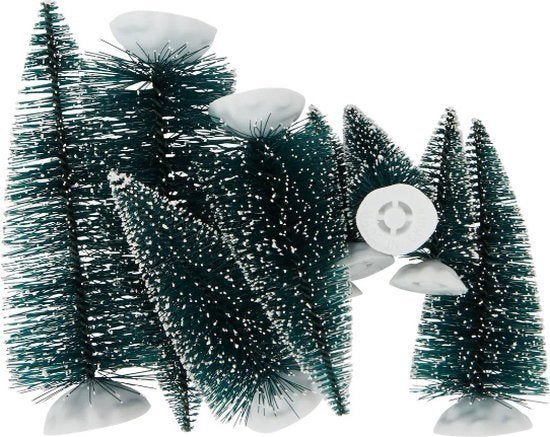 PARTIJ KERSTDECORATIE BOOMPJES 8PCS, Diversen, Kerst, ., Nieuw, Ophalen of Verzenden, .