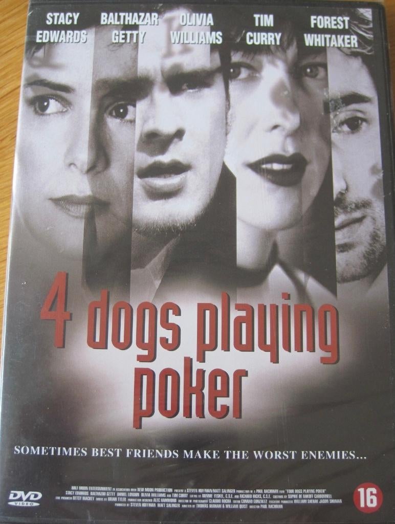 4 dogs playing poker uit 2000 - nieuw - geseald, Cd's en Dvd's, Vanaf 16 jaar, Ophalen of Verzenden, Zo goed als nieuw, Actiethriller