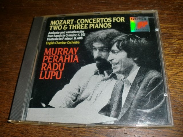Mozart  Murray Perahia, Radu Lupu ‎ Sony CD  Europe, Cd's en Dvd's, Kamermuziek, Mozart, Ophalen of Verzenden, Zo goed als nieuw