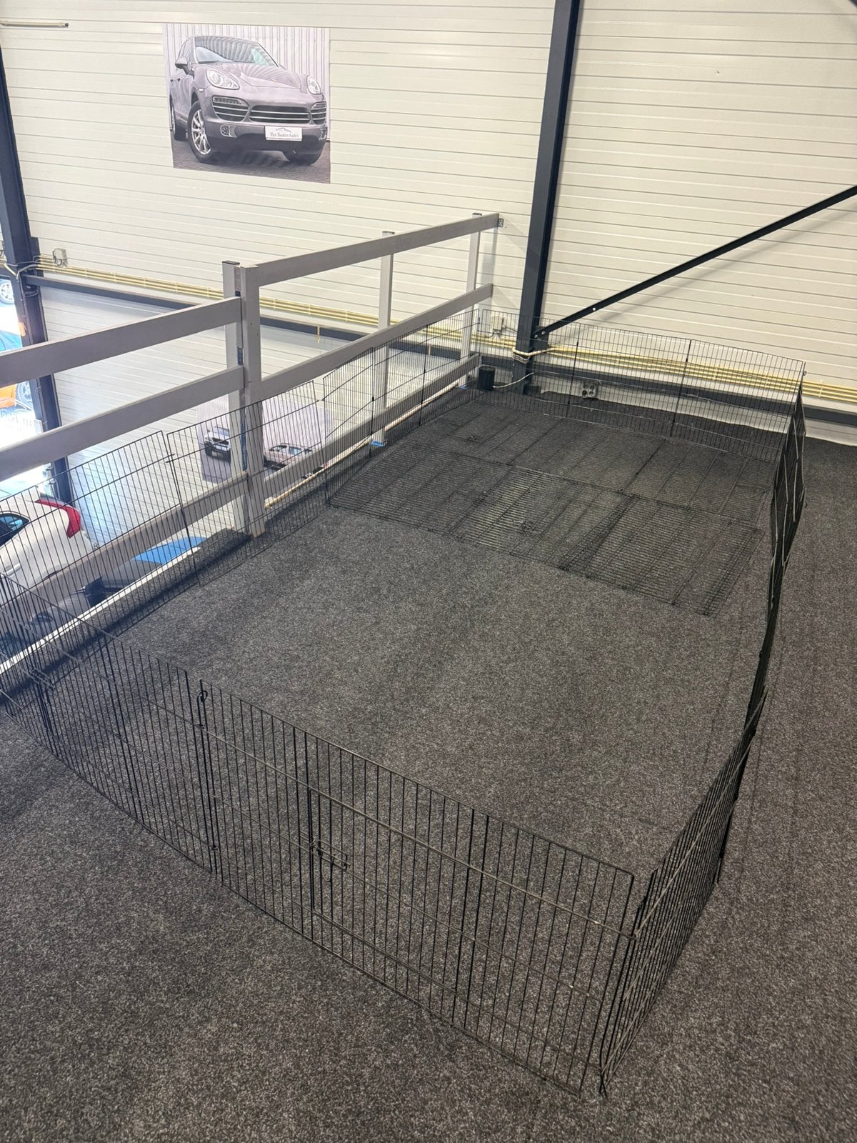 Grote dieren ren met dak | 65cm hoog | compleet verstelbaar, Dieren en Toebehoren, Hondenhokken, Ophalen, 65 tot 100 cm, Hondenhok