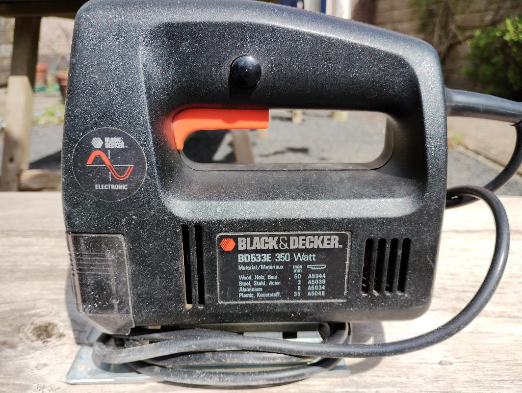 Decoupeerzaag Black & Decker, Ophalen, Gebruikt, Decoupeerzaag, Black & Decker
