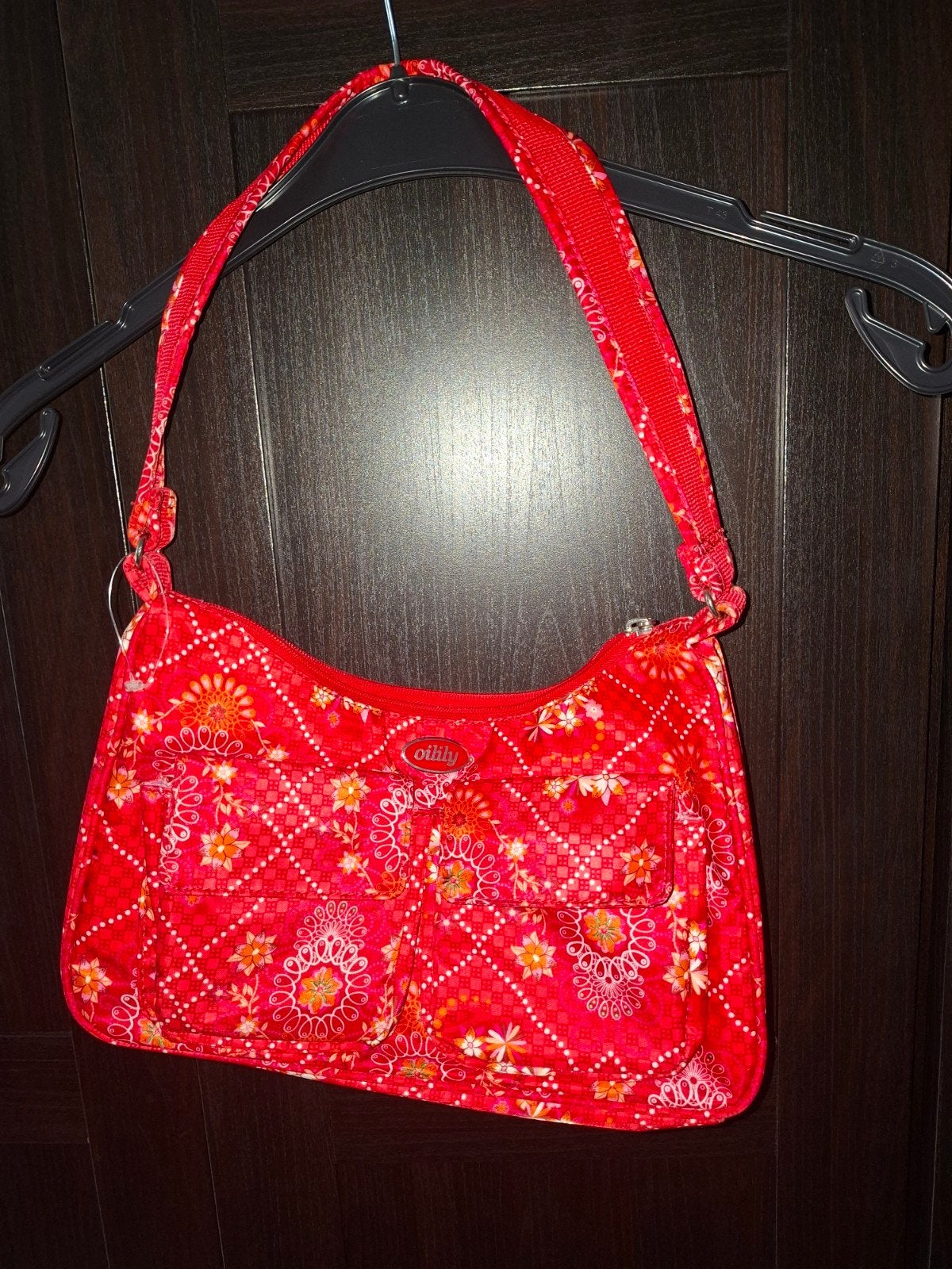 Oilily handtas ZGAN, Ophalen of Verzenden, Zo goed als nieuw, Rood, Handtas
