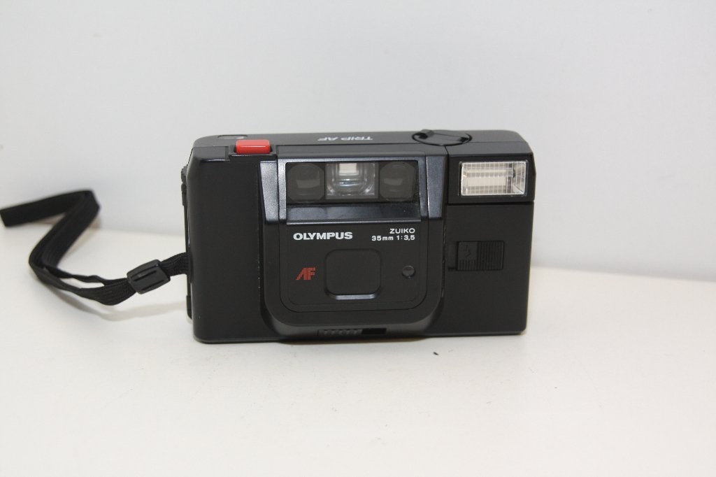 Olympus Trip AF met Zuiko 35 mm F 3.5. Nieuwstaat., Ophalen of Verzenden, Zo goed als nieuw, Compact, Olympus
