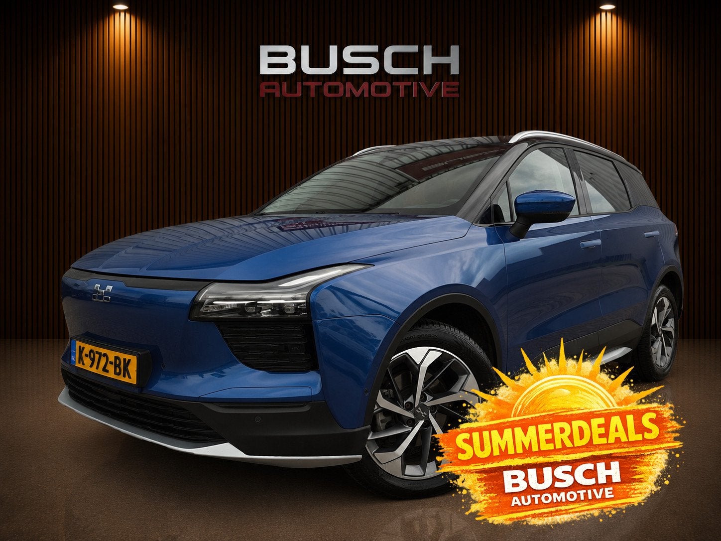 Aiways U5 63kWh Showroom | CRUISE CONTROL ADAPTIEF |, Auto's, Aiways, U5, Gebruikt, Zwart, Blauw