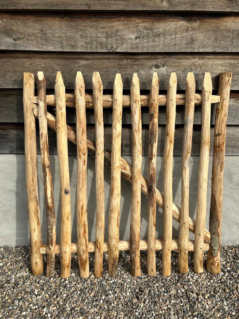 Kastanjehout schapenhek poortje, Ophalen of Verzenden, Zo goed als nieuw, Hout, Tuinhek