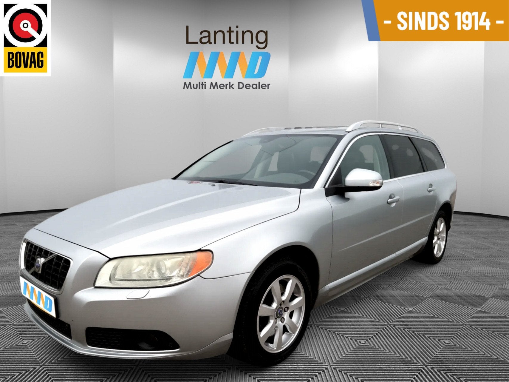 Volvo V70 2.4 D5 Summum, Auto's, Gebruikt, Zwart, 2000 kg, Diesel