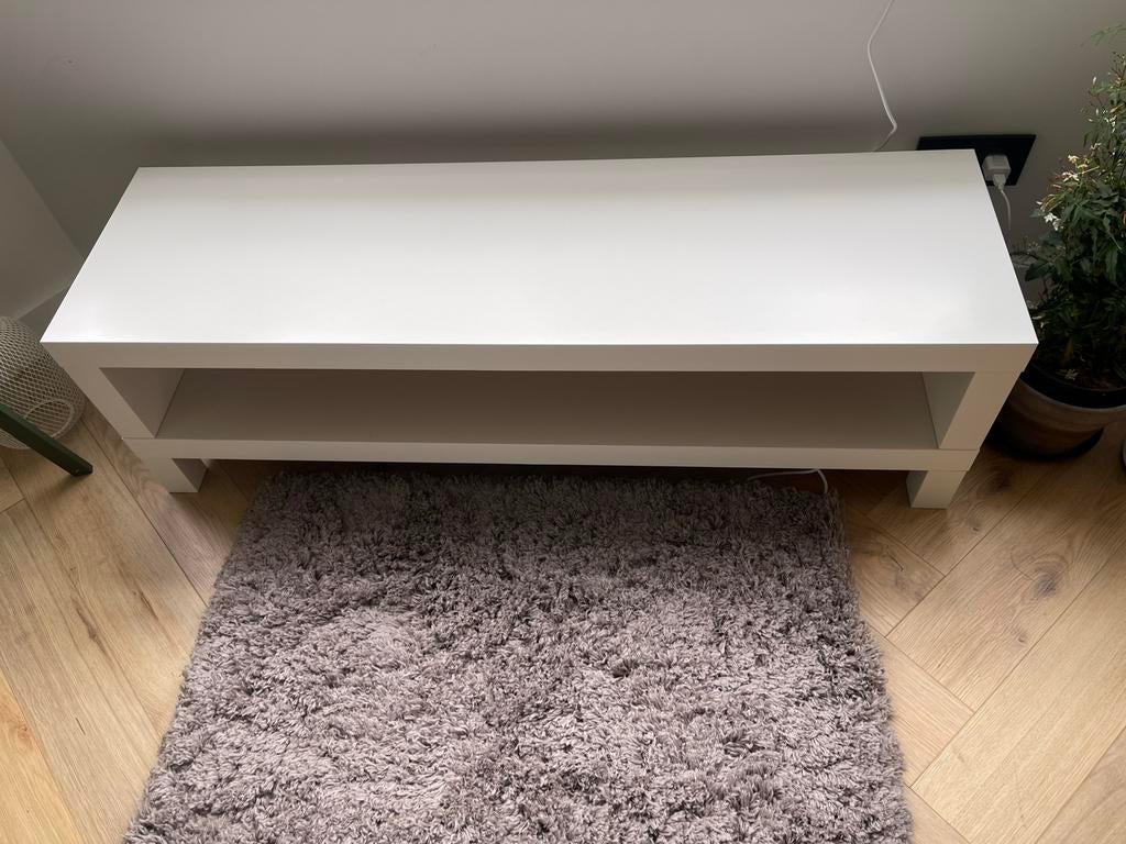 Lack TV bench, Ophalen, 100 tot 150 cm, Zo goed als nieuw, Minder dan 100 cm