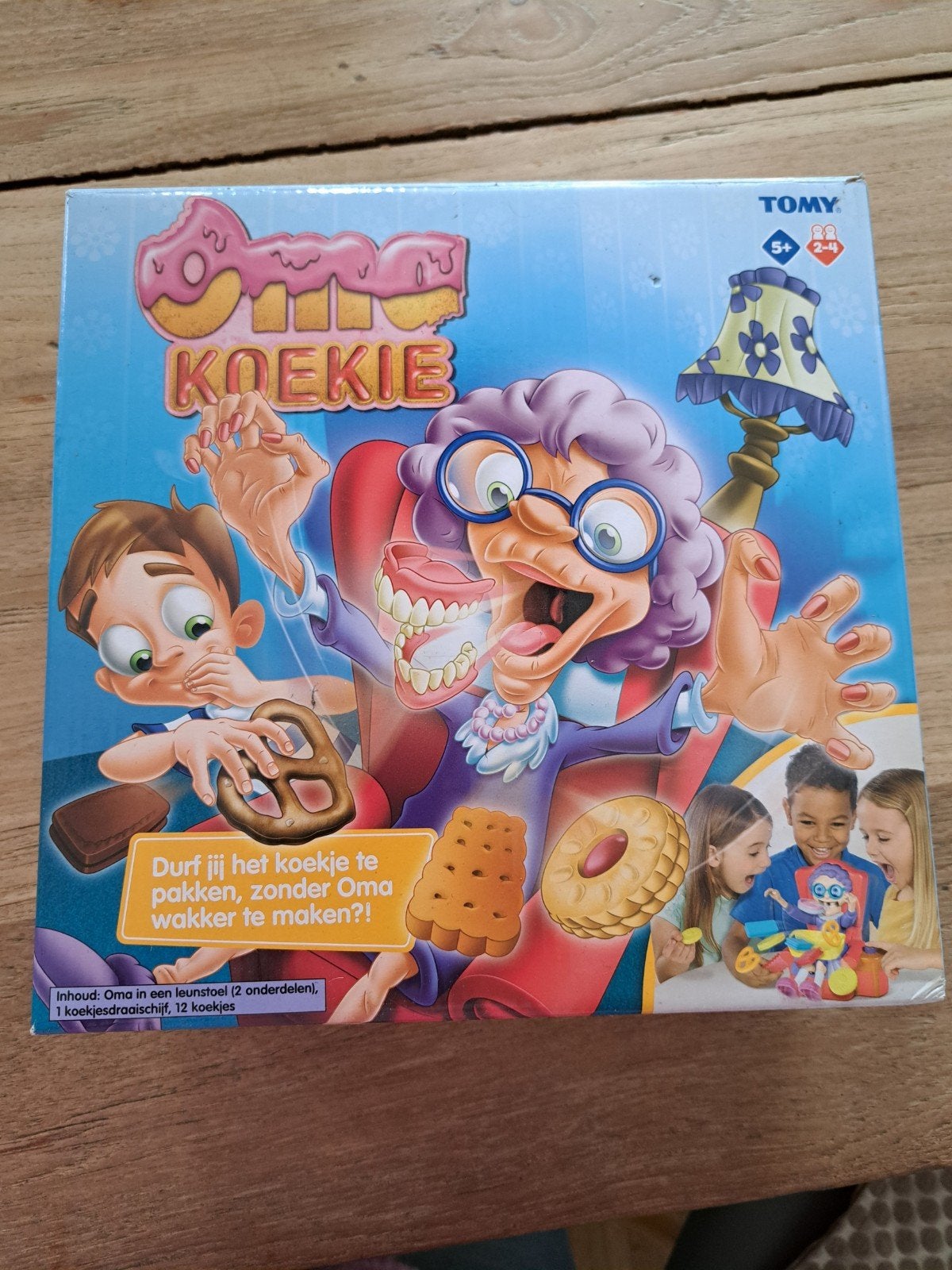 Oma Koekie spel - Compleet en in goede staat, Drie of vier spelers, Ophalen of Verzenden, Gebruikt, Tomy