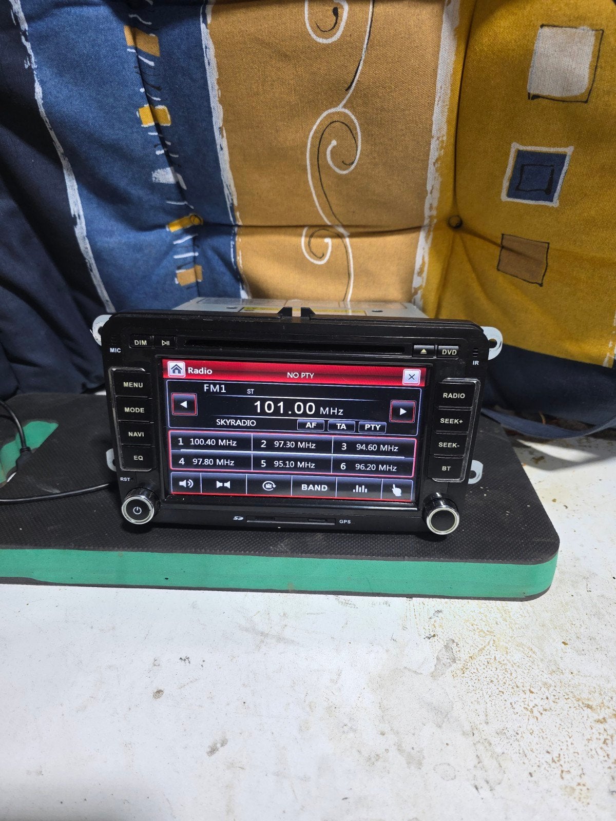 Autoradio met navigatie en touchscreen, Ophalen, Gebruikt