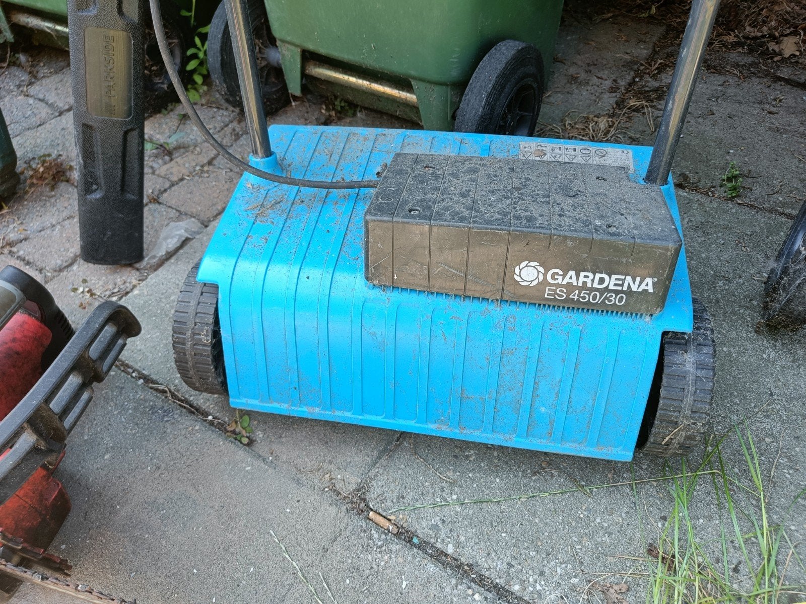 Gardena ES 450/30 Elektrische Verticuteermachine, Tuin en Terras, Ophalen, Cirkelmaaier, Gebruikt, Elektrische grasmaaier