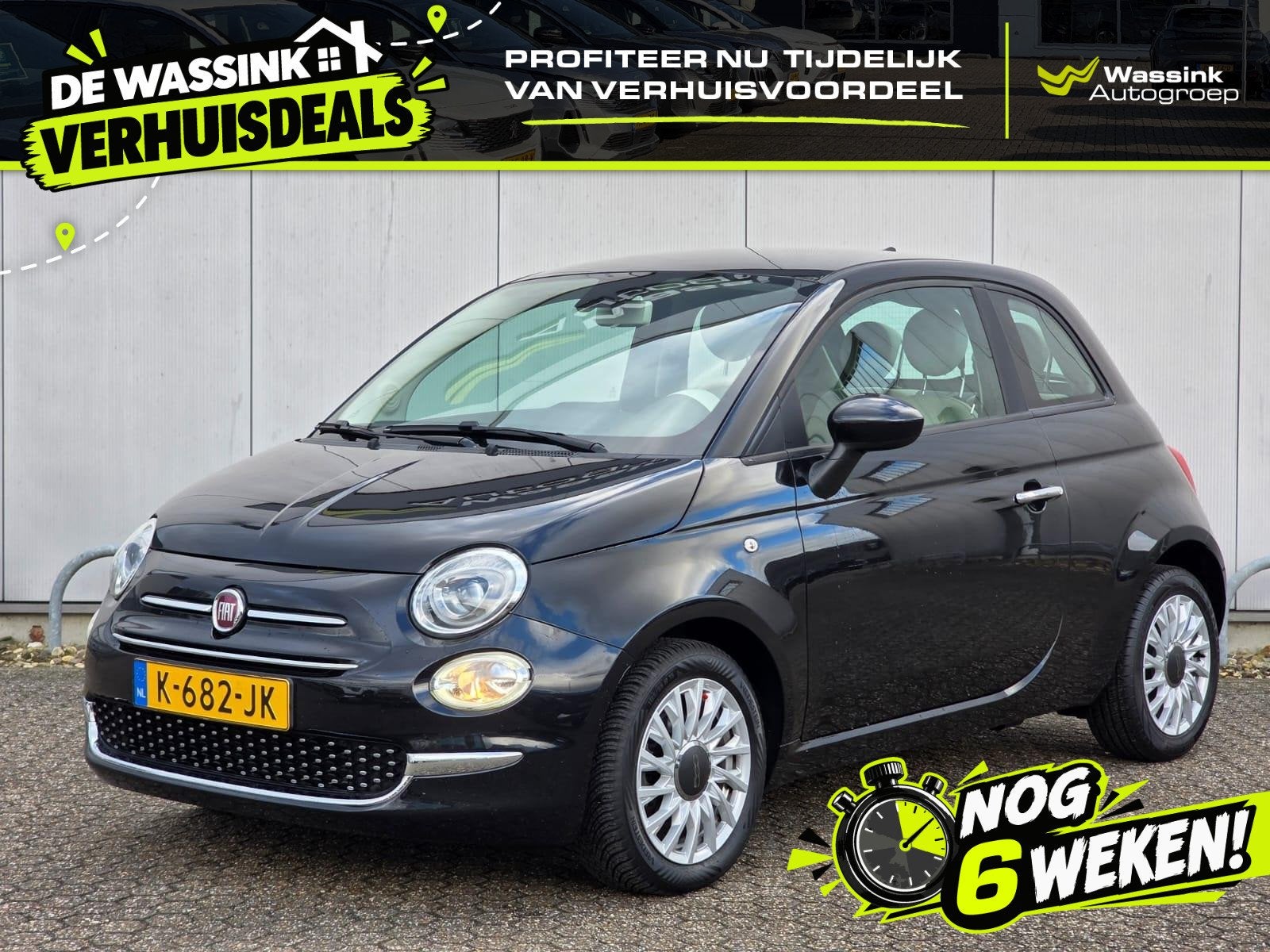 Fiat 500 70pk Hybrid Lounge | Airconditioning | Carplay / An