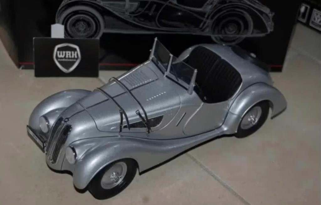1:12 BMW 328 ROADSTER silver Premium classixxs in doos WRH, Verzenden, Zo goed als nieuw, 1:9 t/m 1:12, Auto