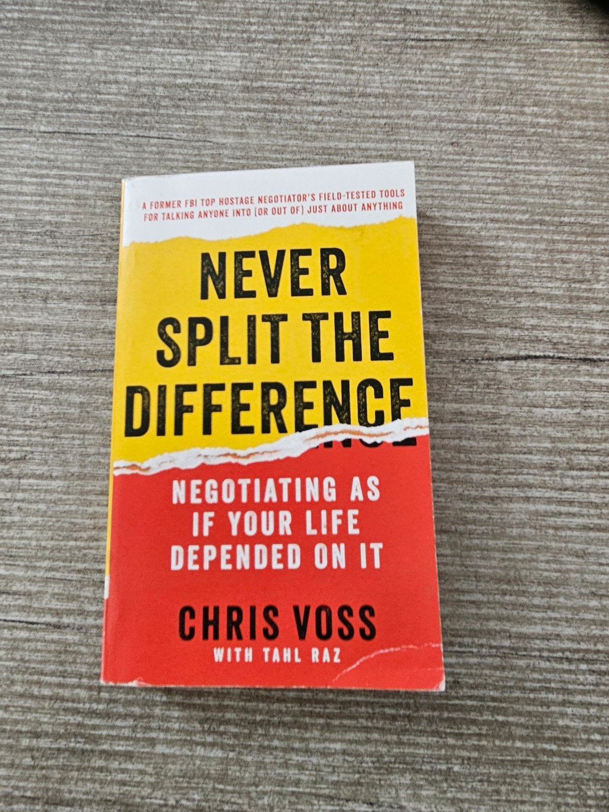 Never Split the Difference - Chris Voss (Engels), Boeken, Ophalen of Verzenden, Gelezen, Chris Voss