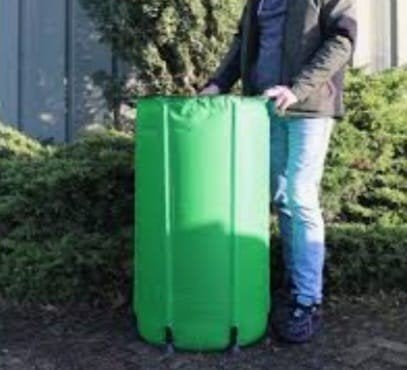 Regenton watervat 250 liter opvouwbaar inklapbaar, Tuin en Terras, Regentonnen, 150 liter of meer, Ophalen of Verzenden, Zo goed als nieuw