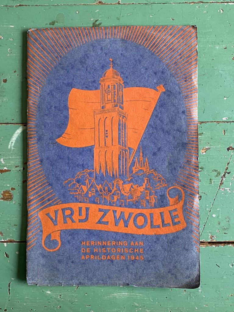 Boekje origineel 1945 Vrij Zwolle, Verzenden, Overige soorten, Nederland, Boek of Tijdschrift