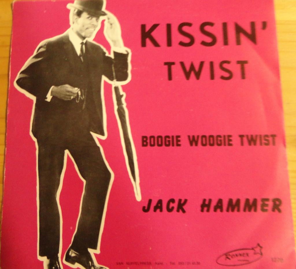 Jack Hammer > Kissin Twist, Gebruikt, 7 inch, Single, Ophalen of Verzenden
