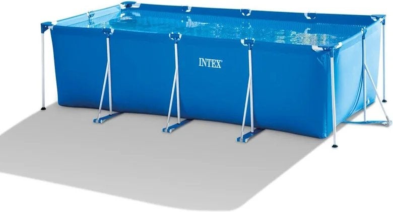 Nieuw Intex 450 x 220 x 84cm opzetbad zwembad met afdekzeil, Ophalen, Nieuw, Rechthoekig, Opzetzwembad