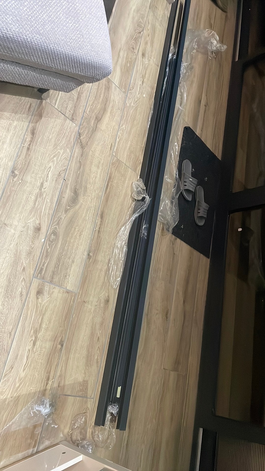 Nieuw geplooid schuifhordeur voor schuifpui/veranda, Hordeur, Nieuw, Ophalen of Verzenden, Schuifdeur