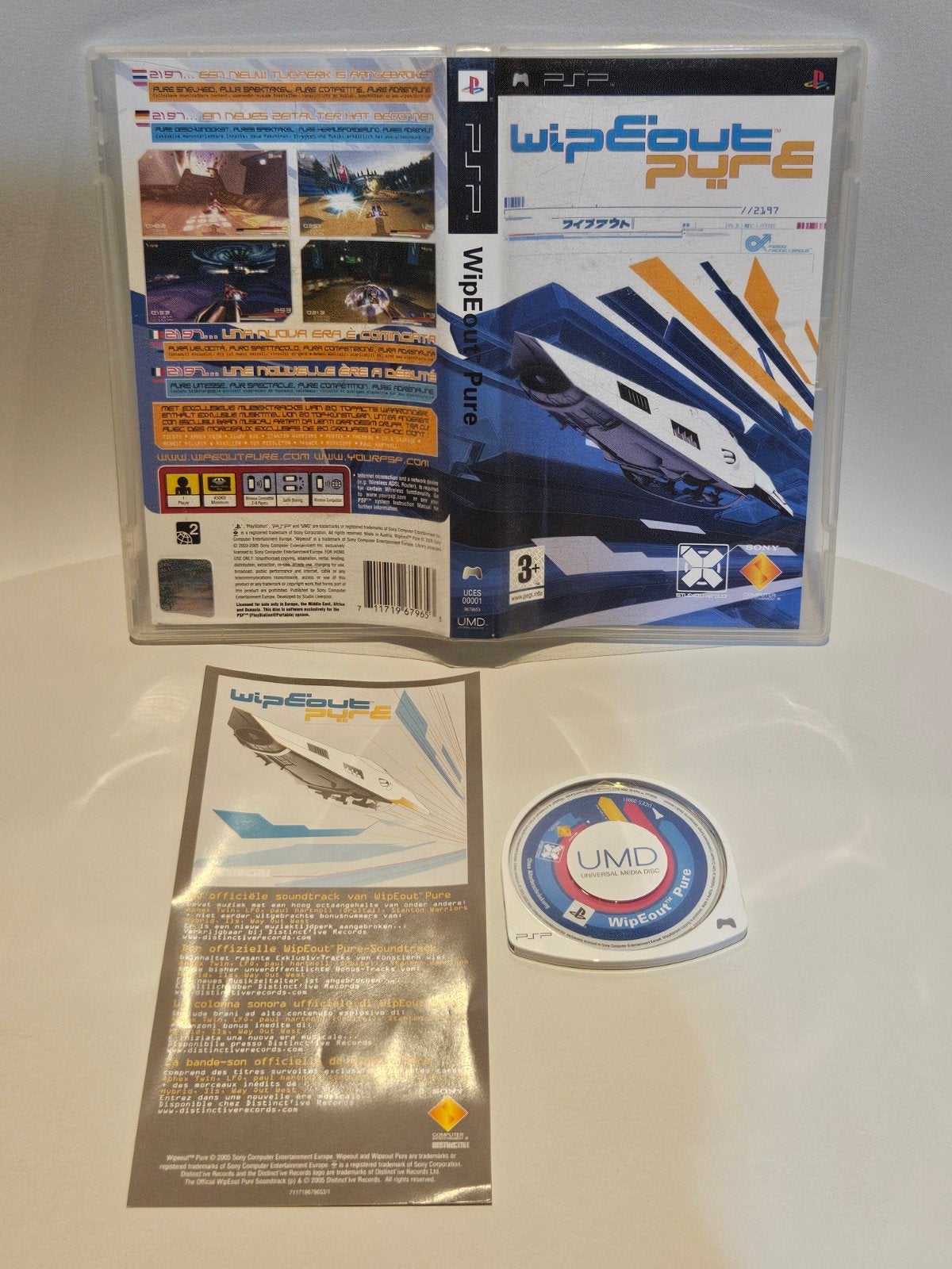 Wipeout Pure PSP, Spelcomputers en Games, Games | Sony PlayStation Portable, 1 speler, Racen en Vliegen, Ophalen of Verzenden