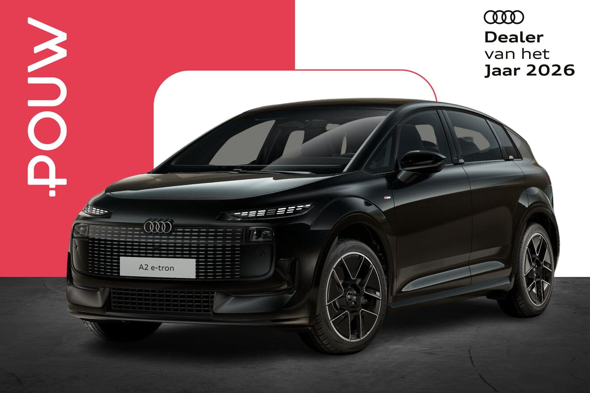Audi A2 e-tron 190pk S Edition 61 kWh | Tech | Panoramadak, Auto's, Automaat, 12 maanden, Achterwielaandrijving, Zwart